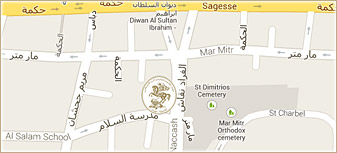 Map of Dimitrius Church